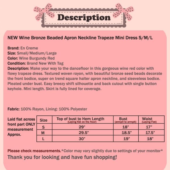 NEW Beaded Apron Neckline Trapeze Boho Mini Dress - Picture 8 of 8